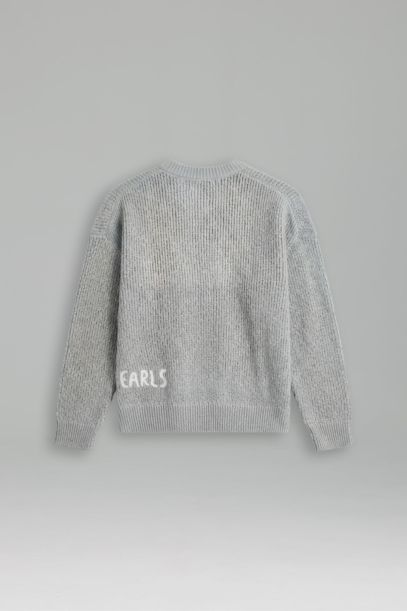 Linen Knit Crew - Blue