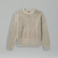 Linen Knit Crew - Orange