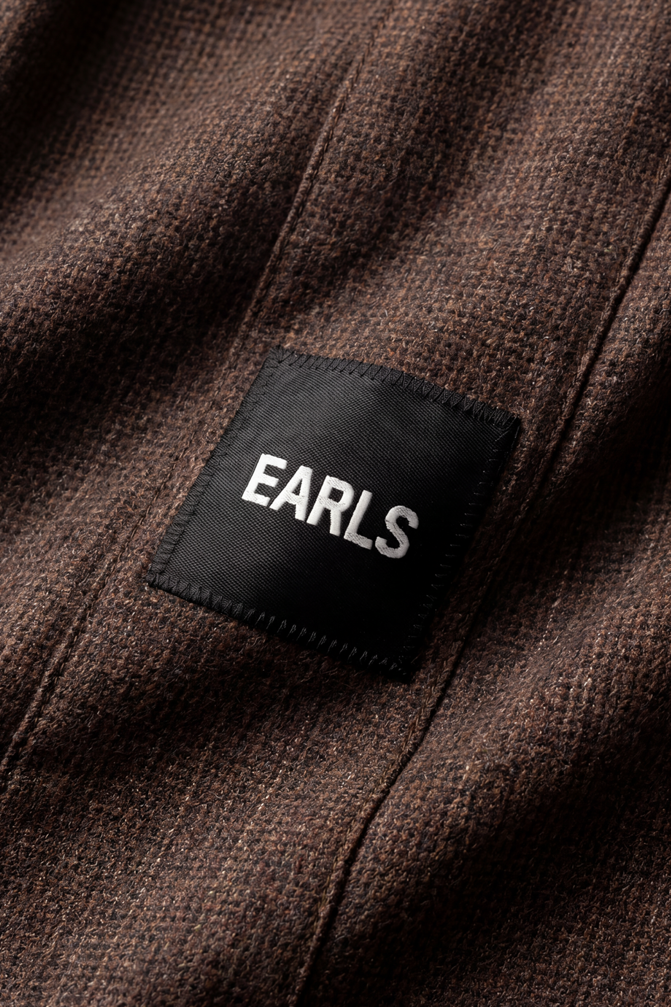 Tweed Relax Pant - Deep Brown