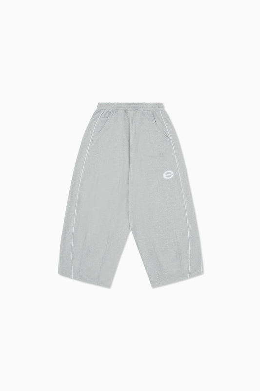 Piped Relax Pant - Grey Marle