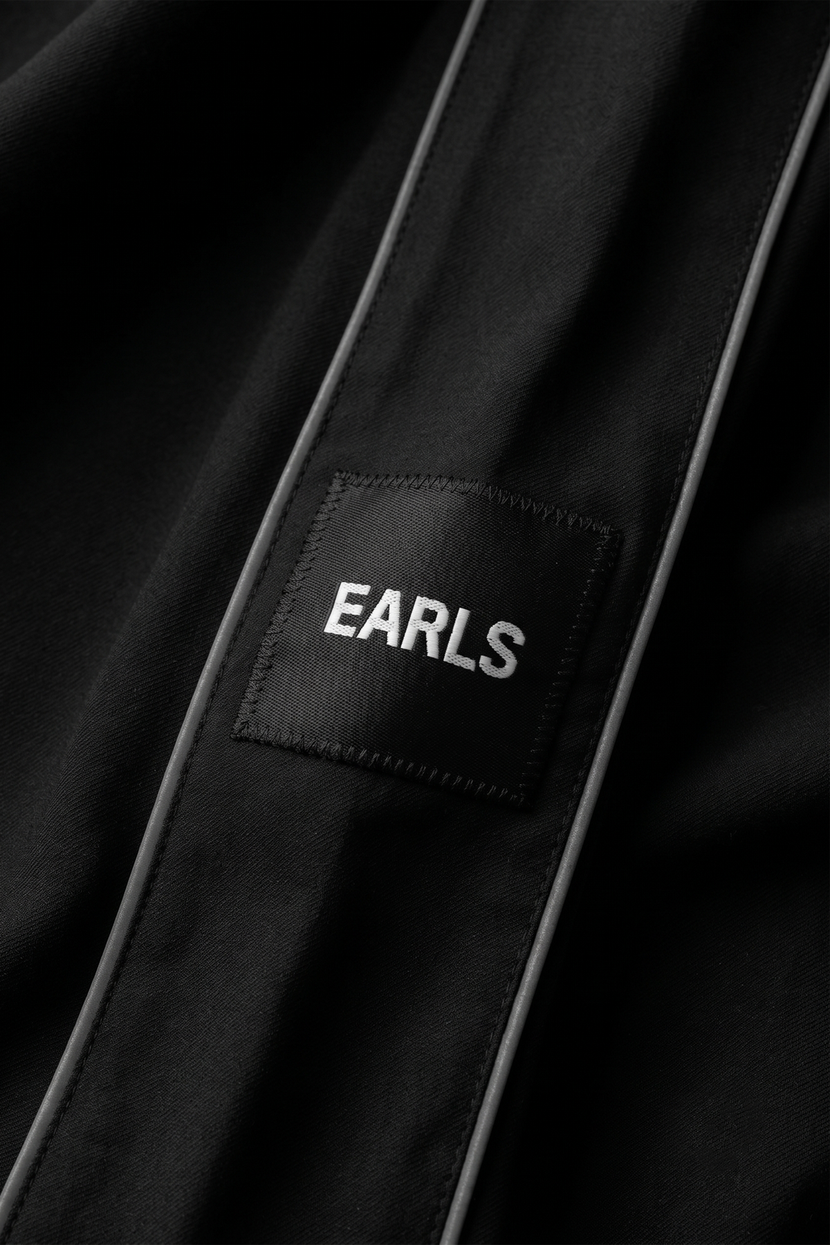 Piped Relax Pant - Black