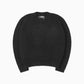 Mohair Knit Crew - Black