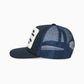 Intarsia Trucker - Navy