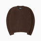 Mohair Knit Crew - Brown