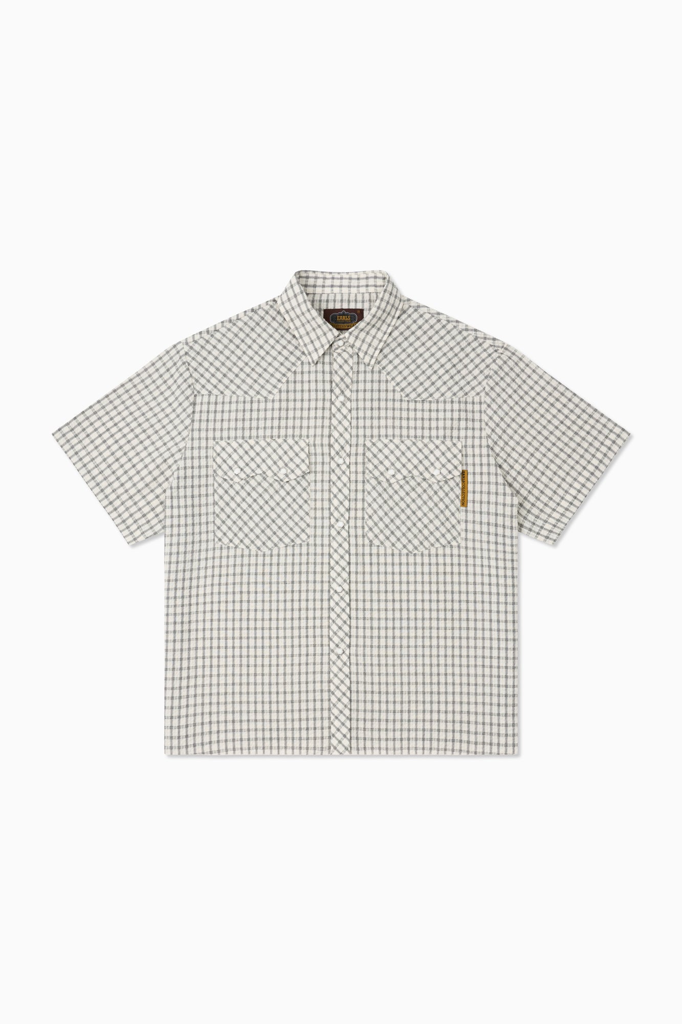 Boxy Western - Black Check