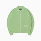 Knit Shirt Cardigan - Lime