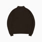 Knit Shirt Cardigan - Chocolate