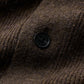 Knit Shirt Cardigan - Chocolate
