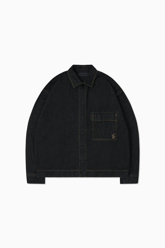 Button Denim Shirt - Raw