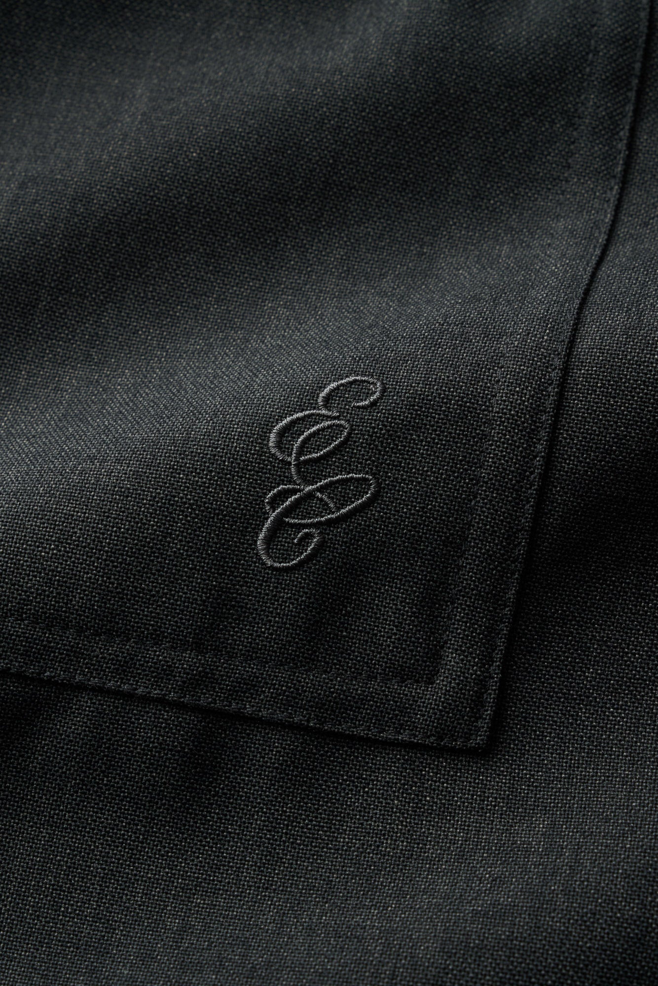 Zip Wool Shirt - Charcoal