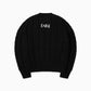Monogram Crew - Black