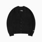 Mohair Cableknit Cardigan - Black