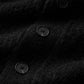 Mohair Cableknit Cardigan - Black