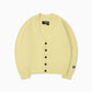 Mohair Cableknit Cardigan - Lemon
