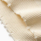 Distressed Hem Knit - Cream