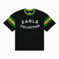 Knit Panel Tee - Black