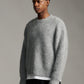 Solid Mohair Knit - Grey Marle