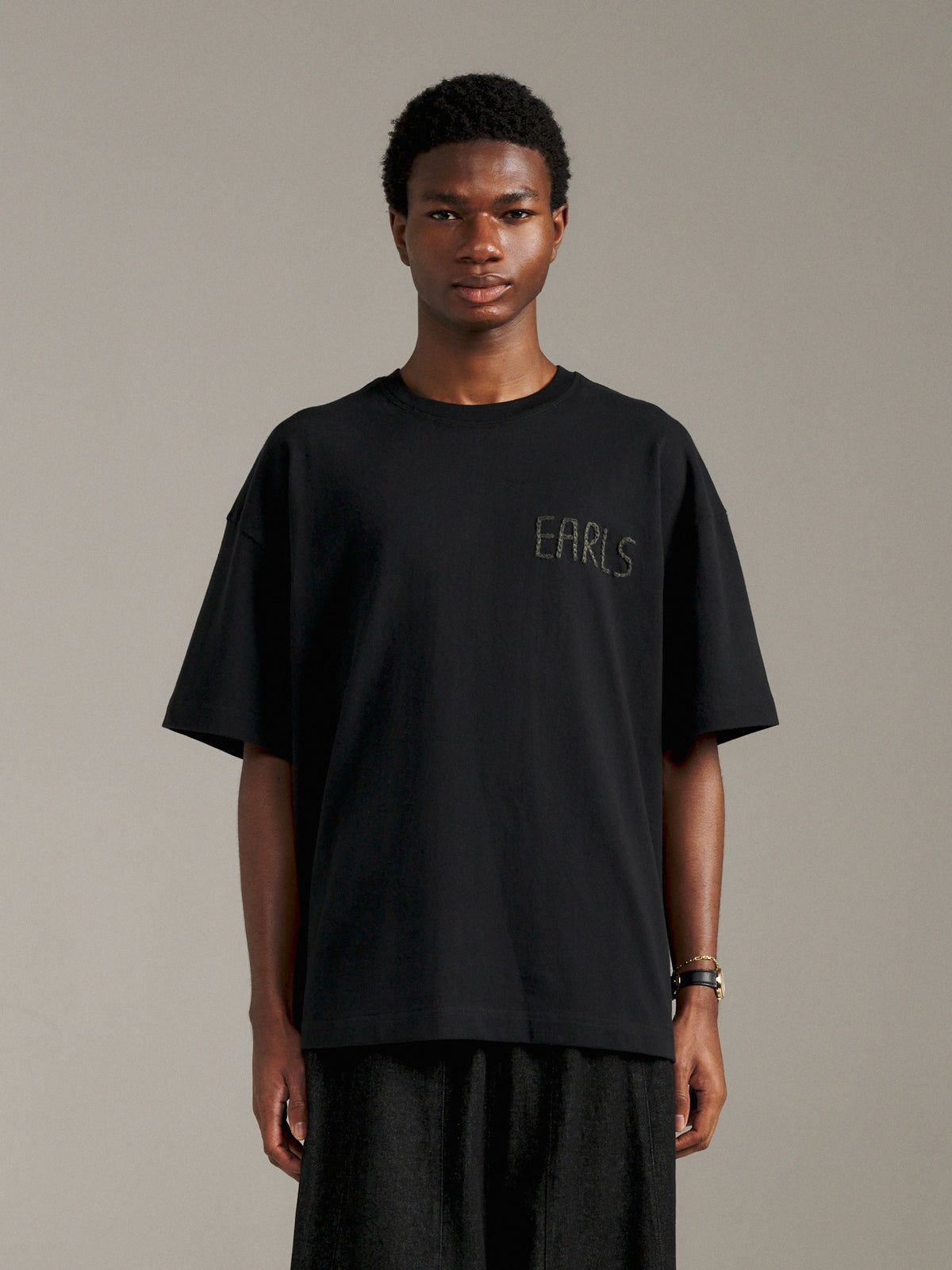 Capital Stitch Tee - Black