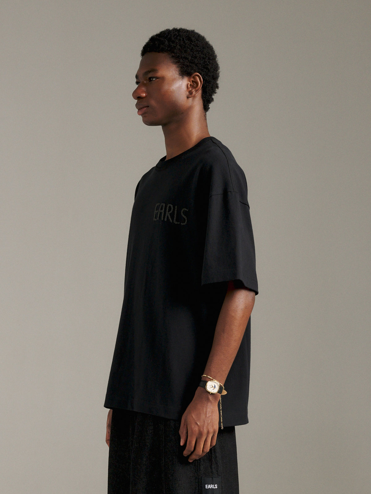 Capital Stitch Tee - Black