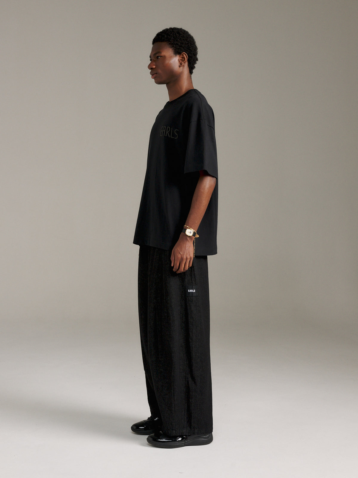 Capital Stitch Tee - Black