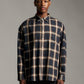 Ombre Check Shirt - Navy