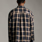 Ombre Check Shirt - Navy