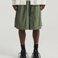 Nylon Relax Short - Khaki