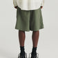 Nylon Relax Short - Khaki