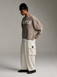 Oma Intarsia Knit - Oat