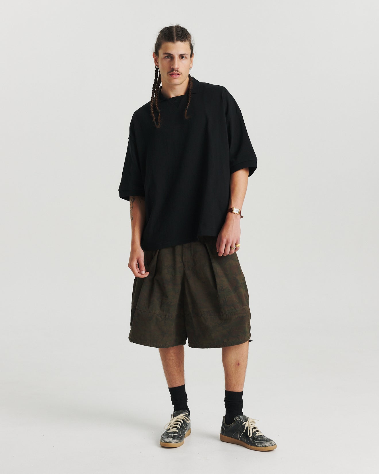 Printed Bungee Short - Camo