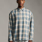 Ombre Check Shirt - Stone Blue