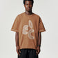 Cross-Stitch Tee - Almond