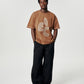 Cross-Stitch Tee - Almond