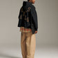 Felt Hood - Black/Brown