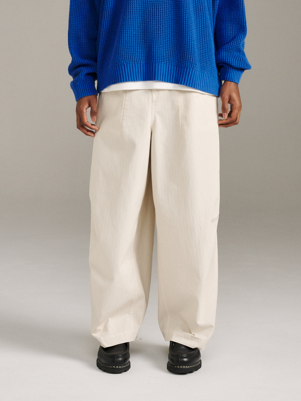 Charlie Pant Herringbone - Ivory