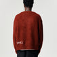 Mohair Knit Crew - Burgundy