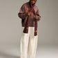 Association Knit - Chocolate/Sunset