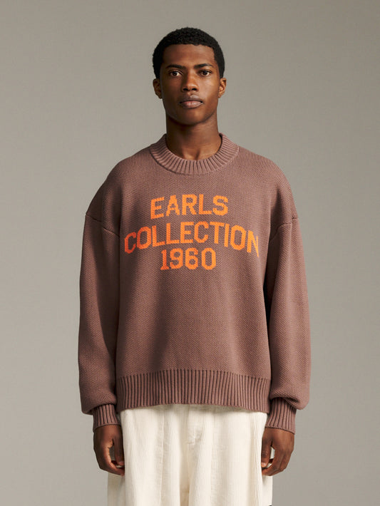 Association Knit - Chocolate/Sunset