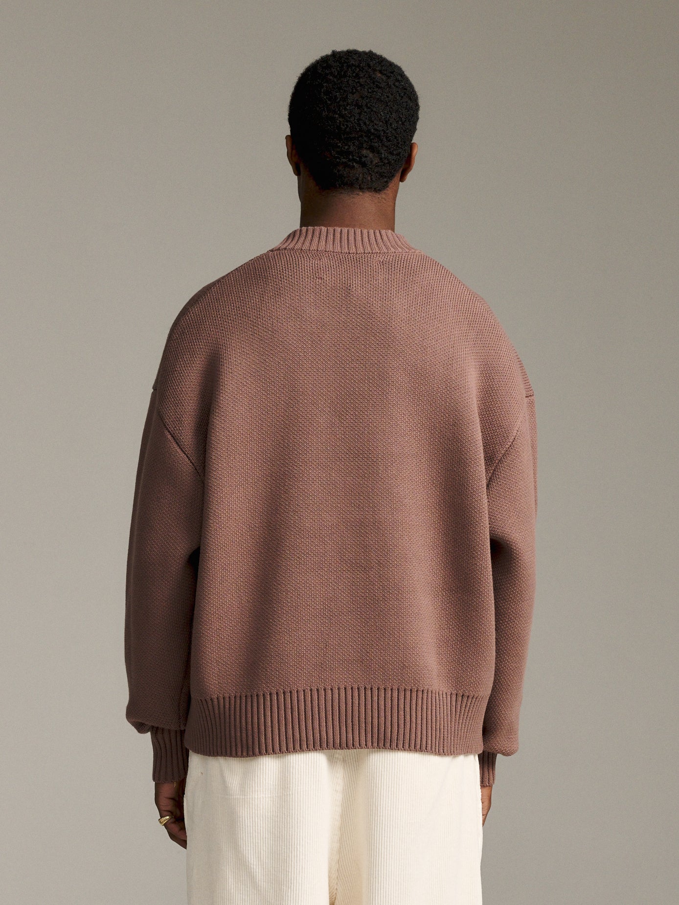 Association Knit - Chocolate/Sunset