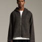 Furry Zip Hood - Brown