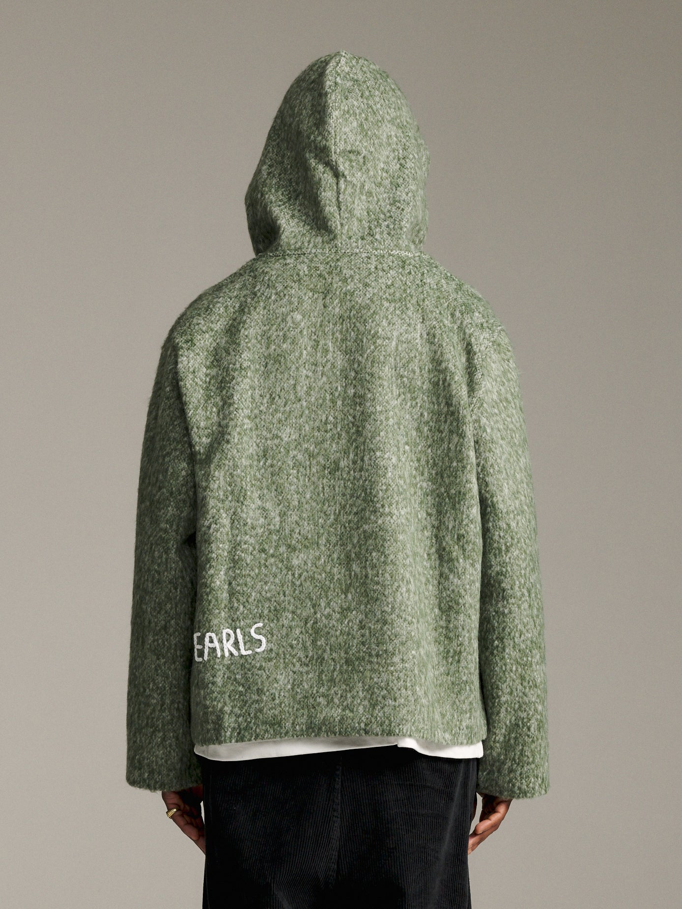 Moss Zip Hood - Green