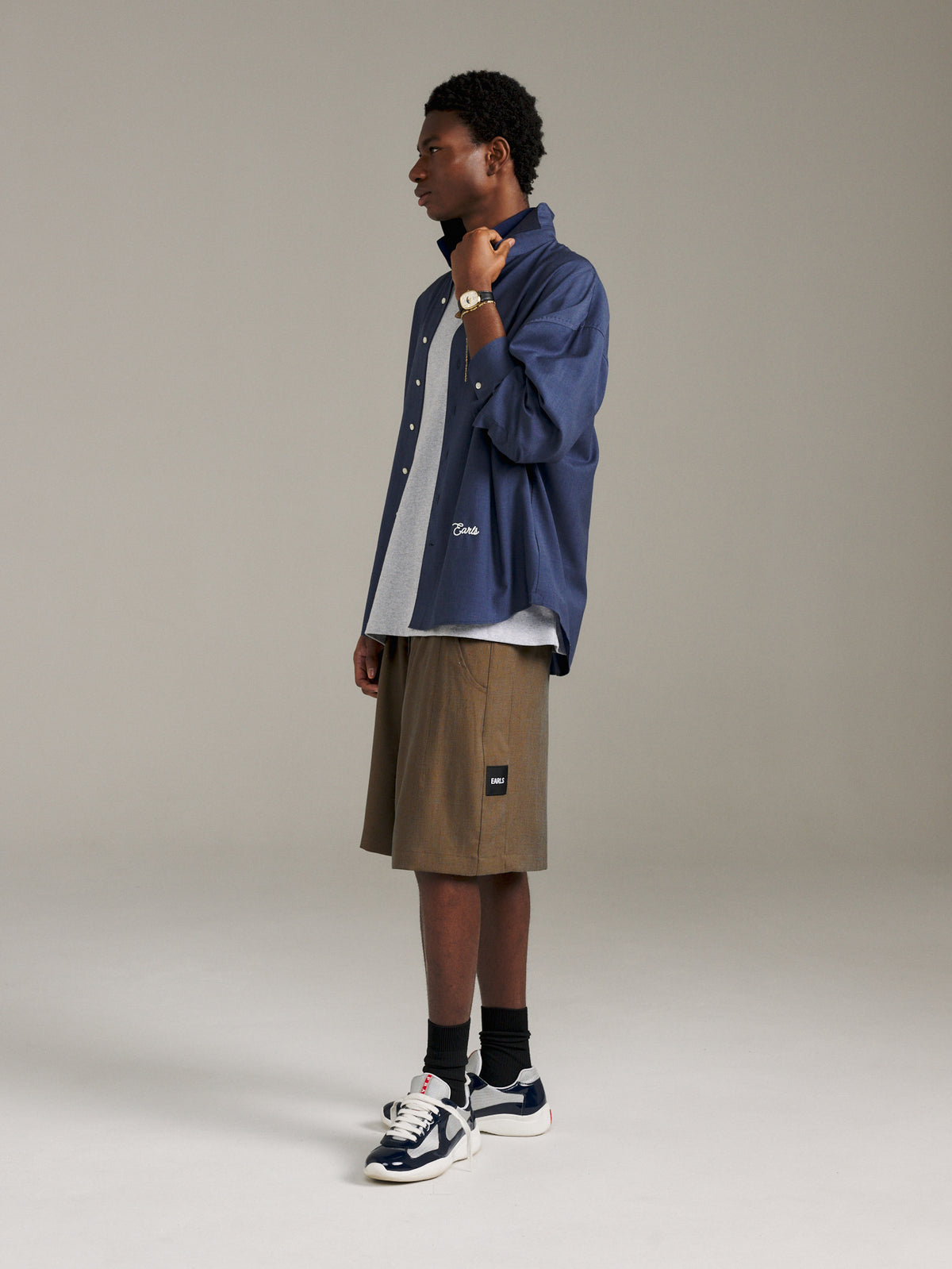 TR Relax Short - Blue/Brown
