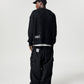 Mohair Knit Crew - Black
