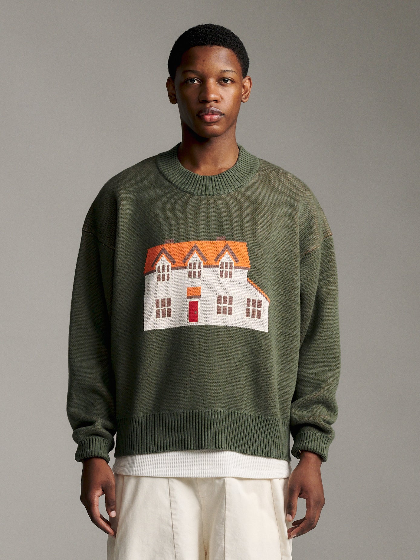 Home Knit - Khaki
