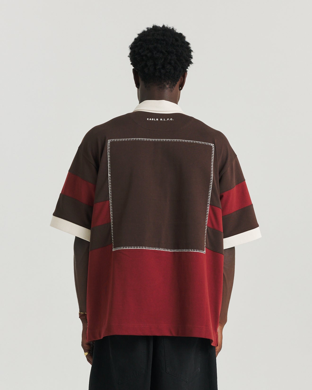 Block Rugby - Brown/Red
