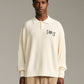 Solid Knit Polo - Cream