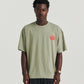 Family Owned Tee - Sage/Red
