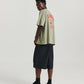 Family Owned Tee - Sage/Red