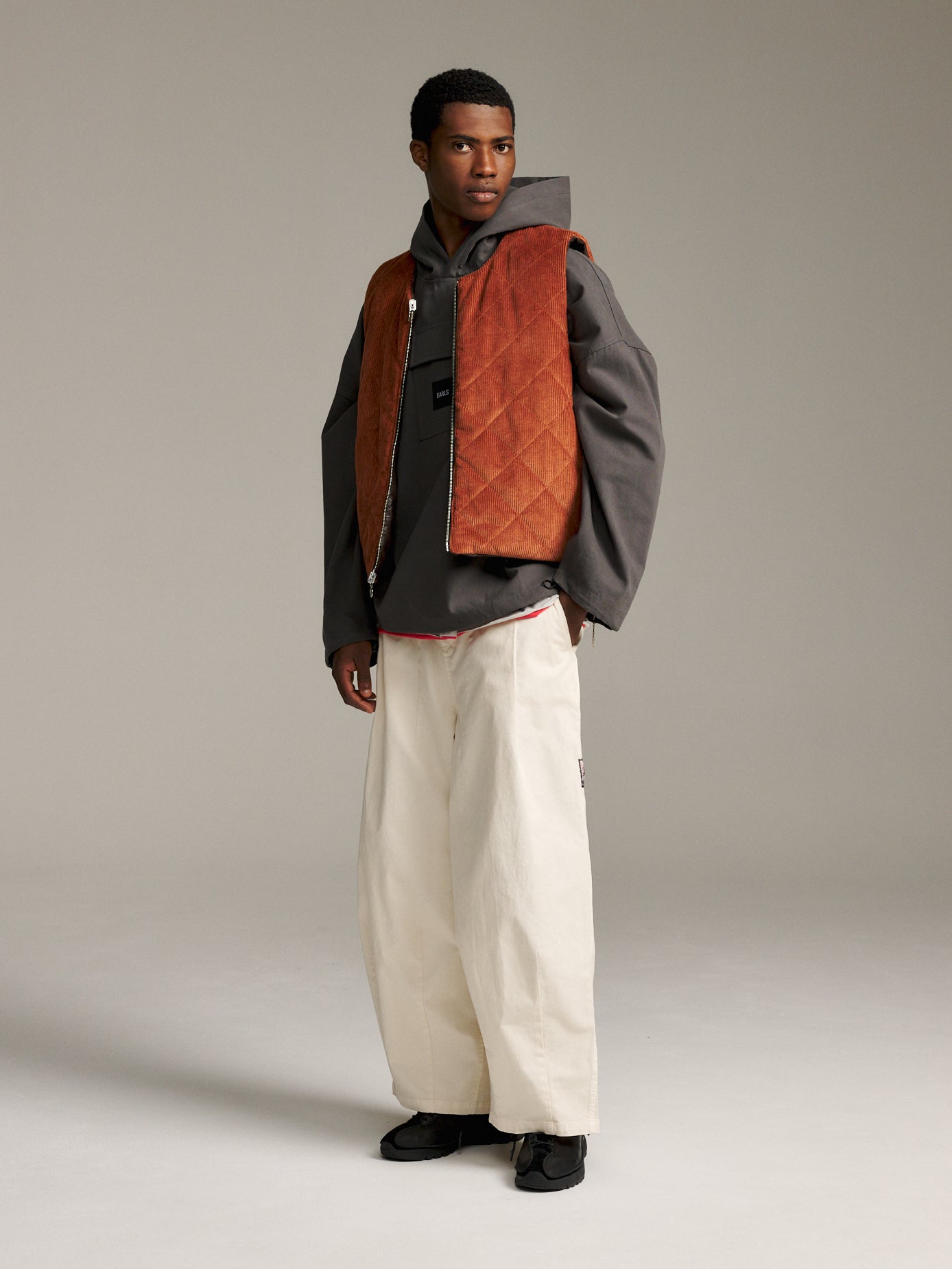 Two-Way Gilet - Brown