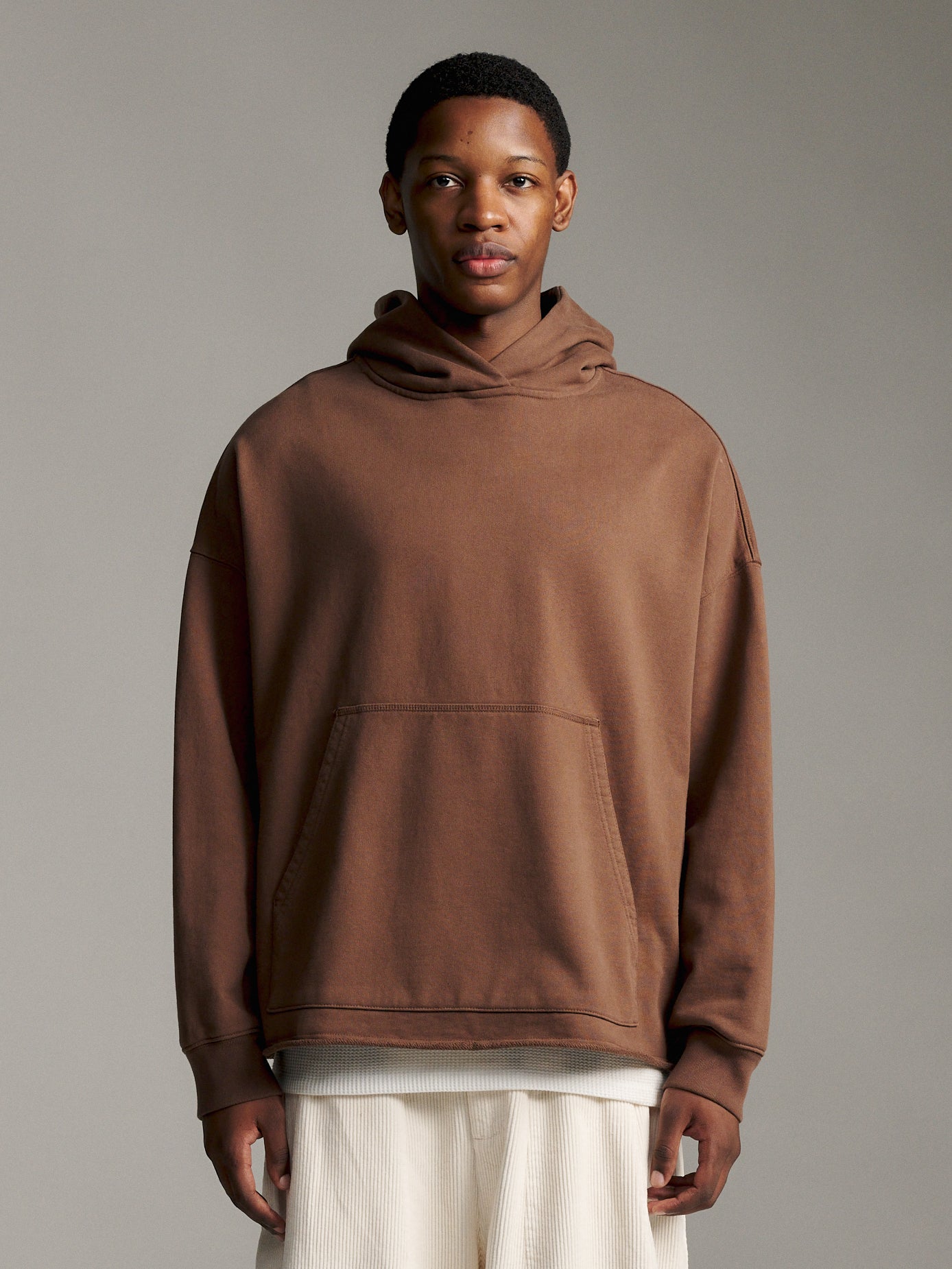 Felt Hood - Chocolate
